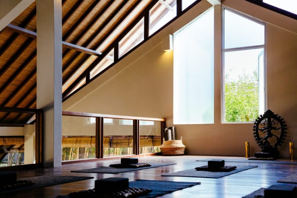 Bliss Sanctuary for Women Seminyak Retreat - relaxing in house yoga for all levels