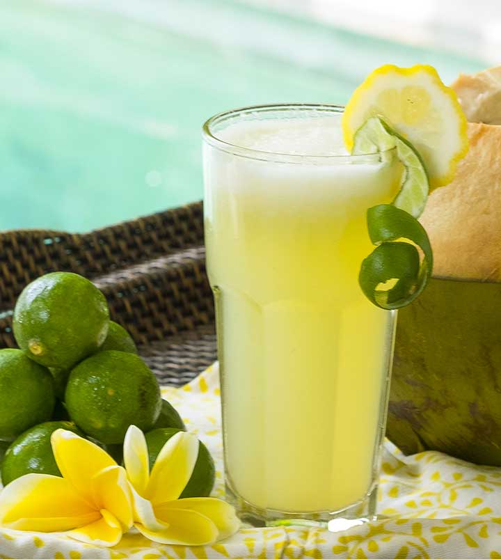 Bliss Menu Smoothie Lemonade Spritzer